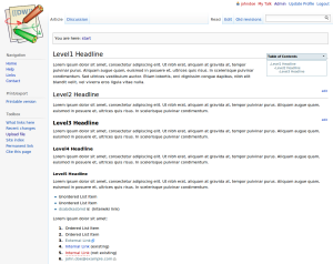 Dokuwiki Screenshot
