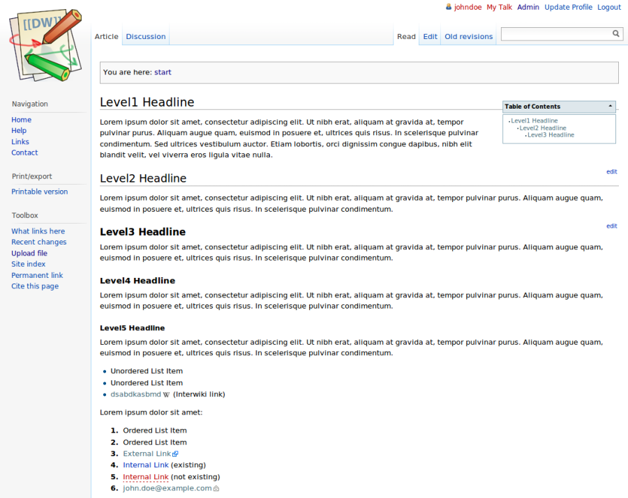 Setting Up A Knowledge Base With DokuWiki Florian rieder