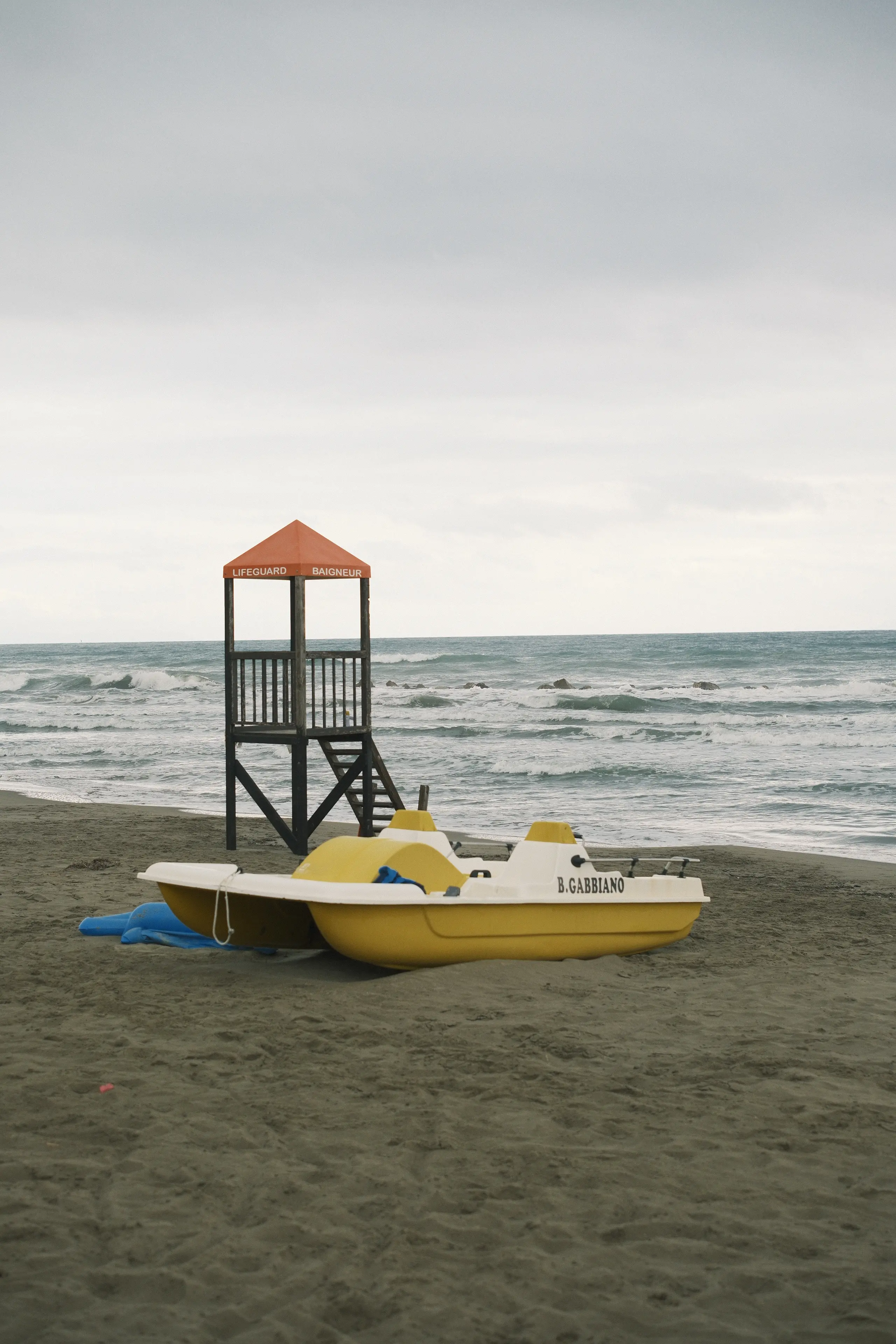 boat on the beach at the sea